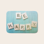 Be Happy Bath Mat Gallery Image 1
