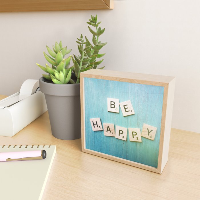 Be Happy Mini Art Print Gallery Image 2