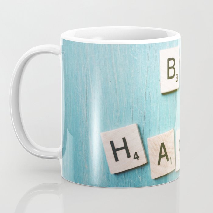 Be Happy Coffee Mug Gallery Image 3