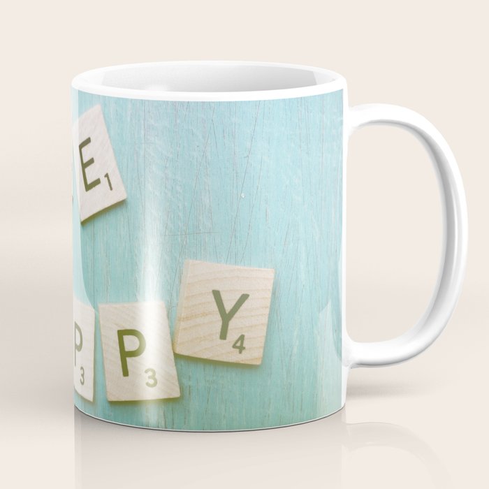 Be Happy Coffee Mug Gallery Image 1
