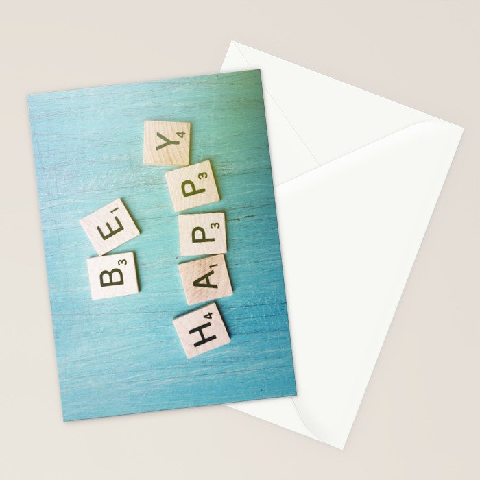 Be Happy Stationery Card Gallery Image 2