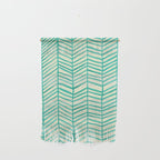 Mint Herringbone Wall Hanging Gallery Image 1