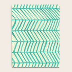 Mint Herringbone Notebook Gallery Image 4