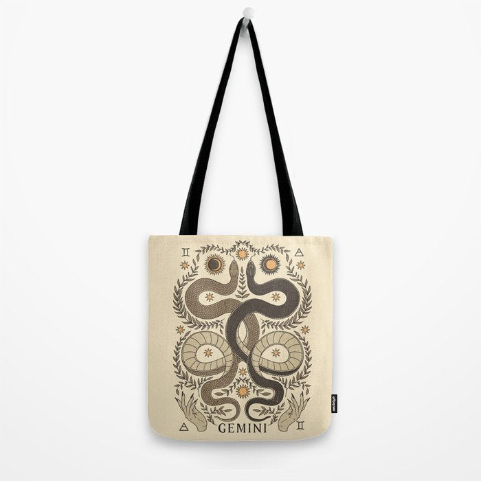Gemini, The Twins Tote Bag Gallery Image 2