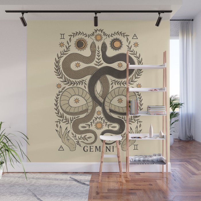 Gemini, The Twins Wall Mural Gallery Image 1