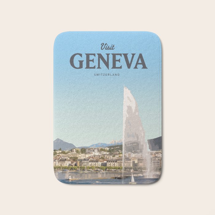 Visit Geneva Bath Mat Gallery Image 1
