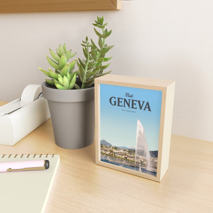 Visit Geneva Mini Art Print Gallery Image 2