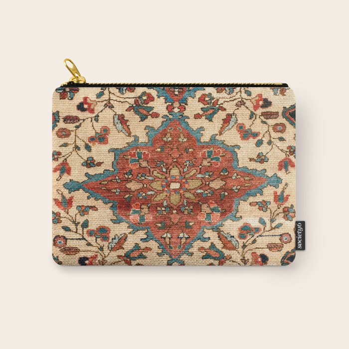 Sarouk Poshti West Persian Rug Print Carry All Pouch Gallery Image 1