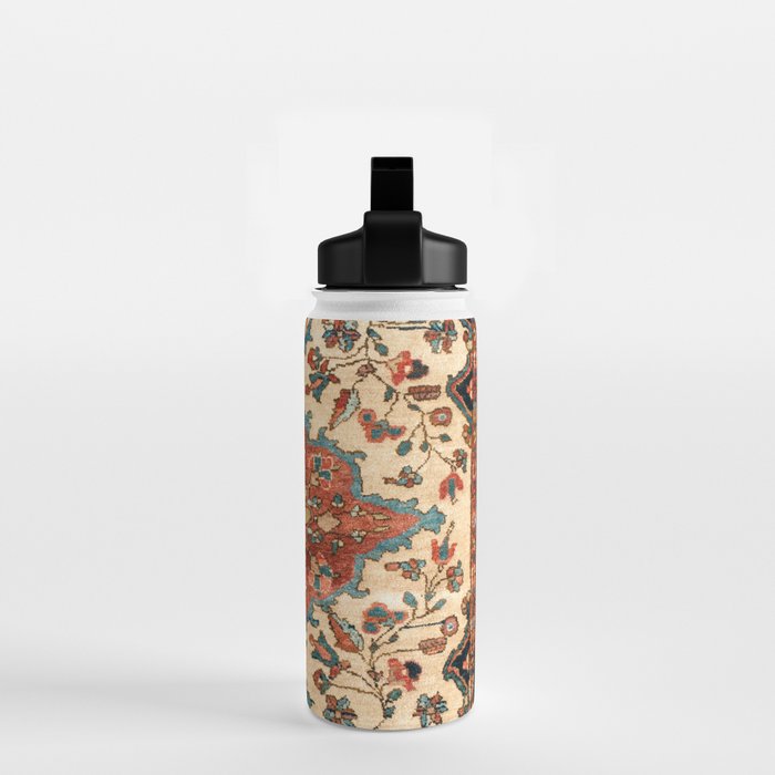 Sarouk Poshti West Persian Rug Print Water Bottle Gallery Image 2
