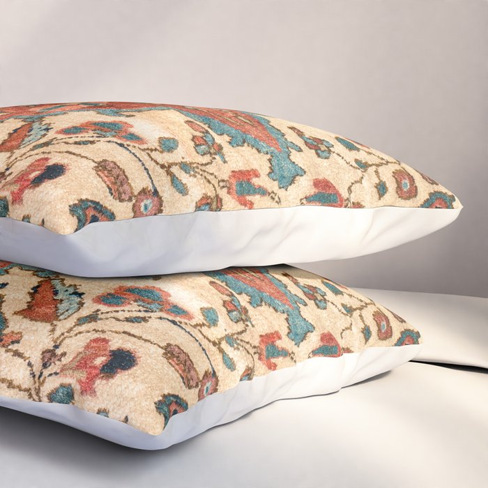 Sarouk Poshti West Persian Rug Print Pillow Sham Gallery Image 3
