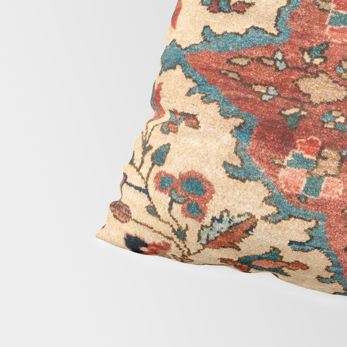 Sarouk Poshti West Persian Rug Print Pillow Sham Gallery Image 4