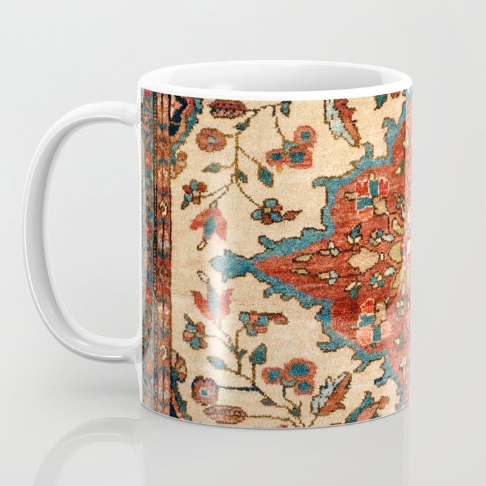 Sarouk Poshti West Persian Rug Print Coffee Mug Gallery Image 3