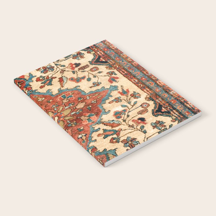 Sarouk Poshti West Persian Rug Print Notebook Gallery Image 2