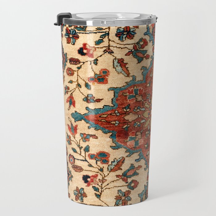 Sarouk Poshti West Persian Rug Print Travel Mug Gallery Image 3