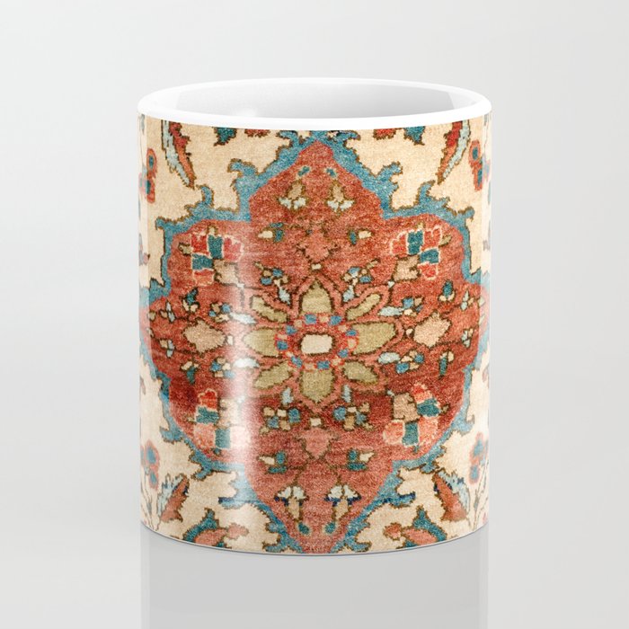 Sarouk Poshti West Persian Rug Print Coffee Mug Gallery Image 4