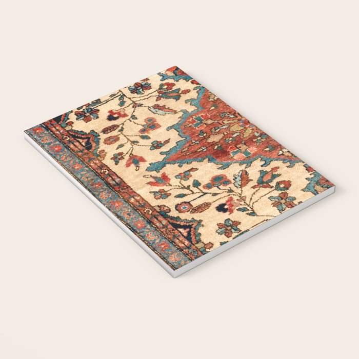 Sarouk Poshti West Persian Rug Print Notebook Gallery Image 3