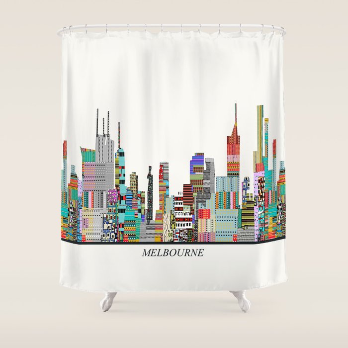 Melbourne Shower Curtain Gallery Image 1