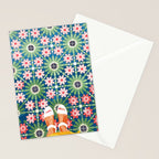For The Love of Tiles | Moroccan Modern Bohemian Décor | Exotic Travel Watercolor Painting Stationery Card Gallery Image 2