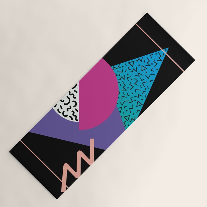 Memphis pattern 39 - 80s / 90s Retro Yoga Mat Gallery Image 1