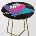 Memphis pattern 39 - 80s / 90s Retro Side Table Gallery Image 2