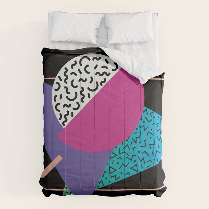 Memphis pattern 39 - 80s / 90s Retro Comforter Gallery Image 1