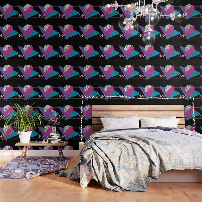 Memphis pattern 39 - 80s / 90s Retro Wallpaper Gallery Image 3