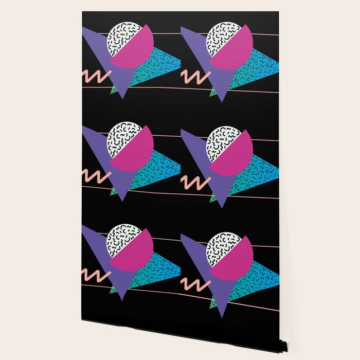 Memphis pattern 39 - 80s / 90s Retro Wallpaper Gallery Image 2