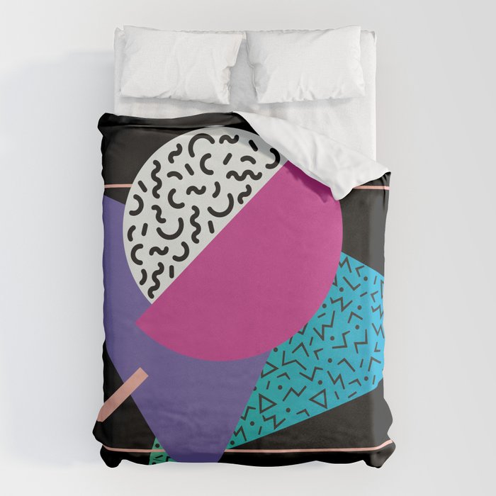 Memphis pattern 39 - 80s / 90s Retro Duvet Cover Gallery Image 6