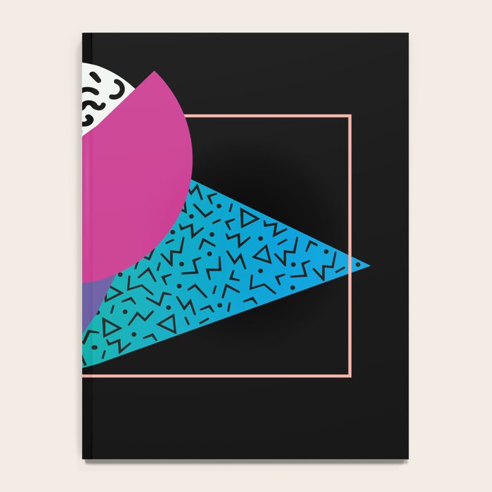 Memphis pattern 39 - 80s / 90s Retro Notebook Gallery Image 4