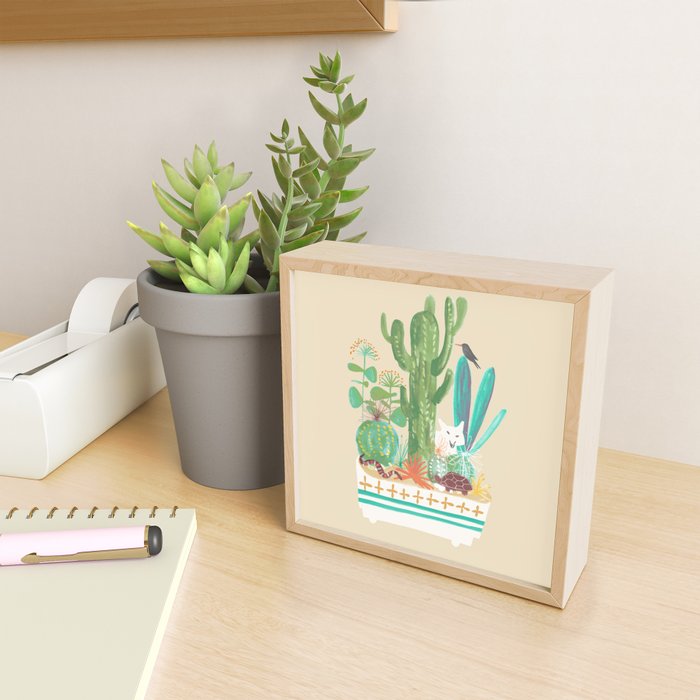 Desert planter Mini Art Print Gallery Image 2