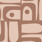 Midcentury Modern Piquet 6 Inspired by PANTONE 17 1230 Color of the Year Mocha Mousse Coffee Mug Gallery Image 2