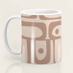 Midcentury Modern Piquet 6 Inspired by PANTONE 17 1230 Color of the Year Mocha Mousse Coffee Mug Gallery Image 3