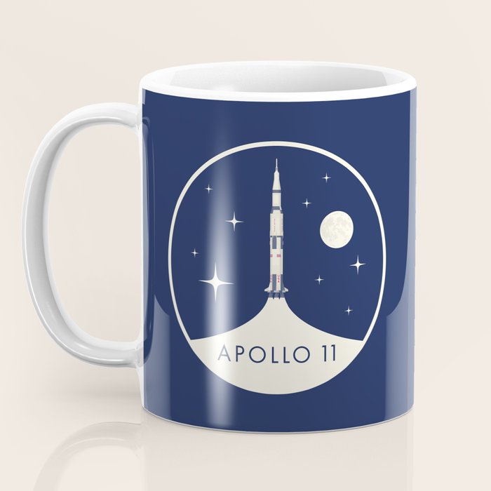 Apollo 11 Space - Saturn Rocket B Coffee Mug Gallery Image 3
