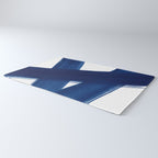Indigo Abstract Brush Strokes | No. 4 Rug Gallery Image 3