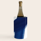 Indigo Abstract Brush Strokes | No. 4 Wine Chiller Gallery Image 3