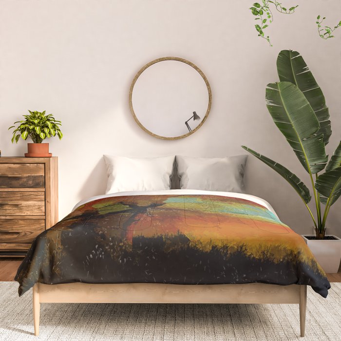 Southwestern Red Tree Comforter Gallery Image 3