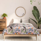 Tucan Garden #pattern #illustration Comforter Gallery Image 3