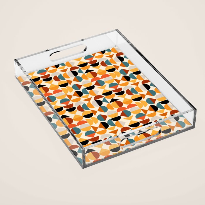 Geo Retro - Mid Century Mix Acrylic Tray Gallery Image 1