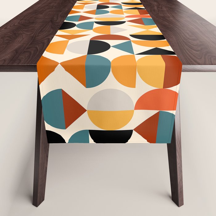 Geo Retro - Mid Century Mix Table Runner Gallery Image 1