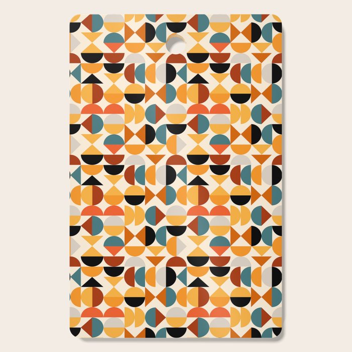 Geo Retro - Mid Century Mix Cutting Board Gallery Image 1