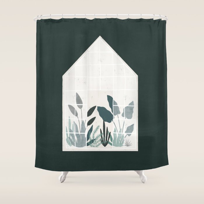 greenhouse Shower Curtain Gallery Image 1