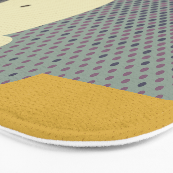 Whimsy Rhinoceros II Bath Mat Gallery Image 3