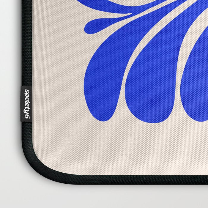 Electrik Blue Ferns: Matisse Edition Laptop Sleeve Gallery Image 3