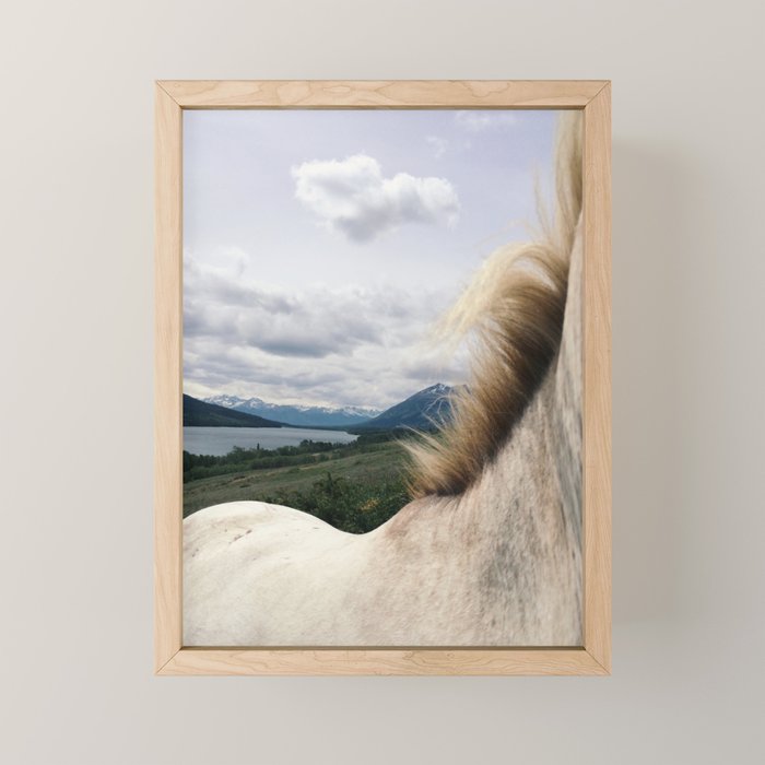 Horse Back Mini Art Print Gallery Image 1