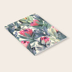 Painted Protea Pattern Notebook Gallery Image 2