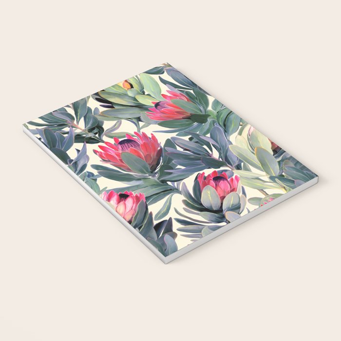Painted Protea Pattern Notebook Gallery Image 3