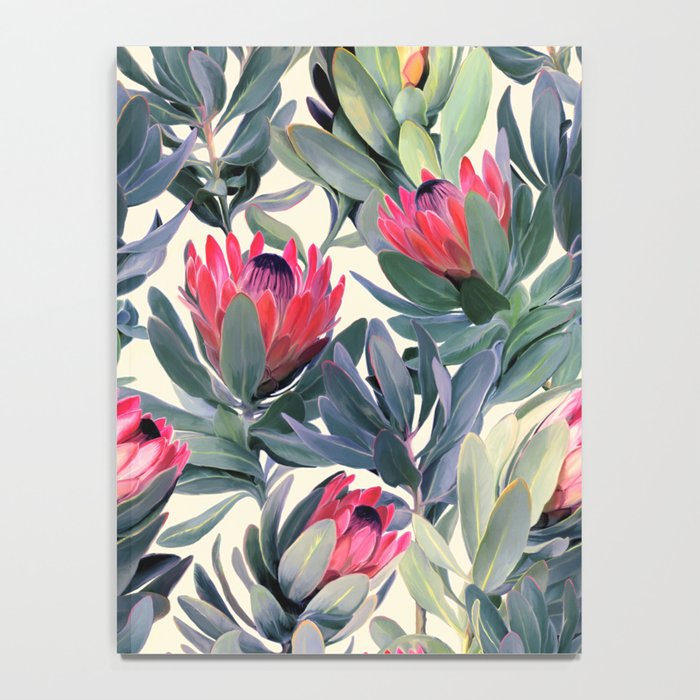 Painted Protea Pattern Notebook Gallery Image 4