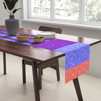 Colors Abstract Geometric Vector Art Table Runner Gallery Image 2