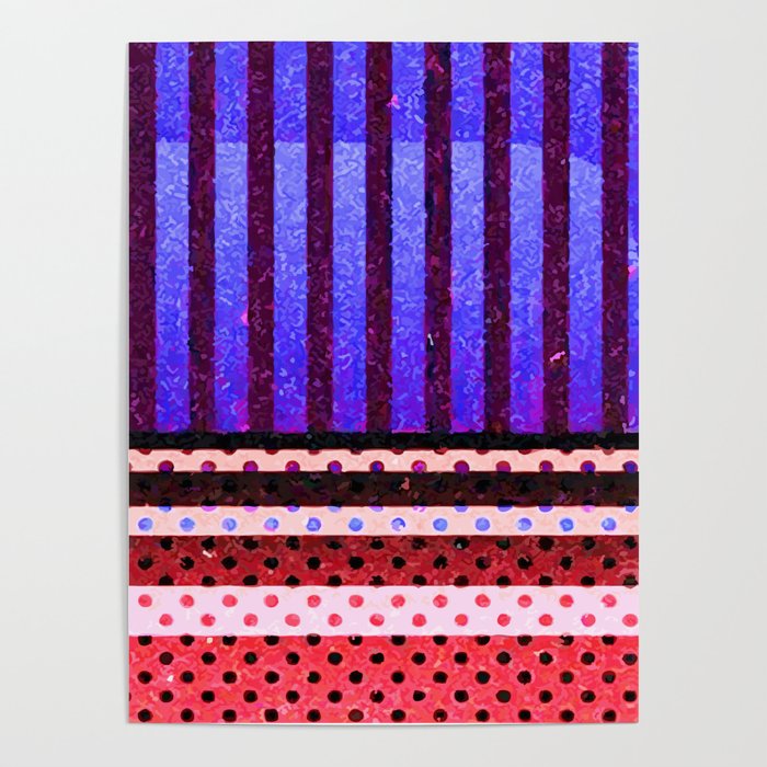 Colors Abstract Geometric Vector Art Poster Gallery Image 4