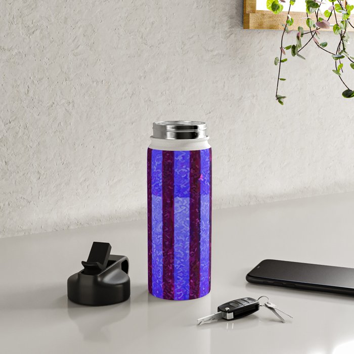 Colors Abstract Geometric Vector Art Water Bottle Gallery Image 4